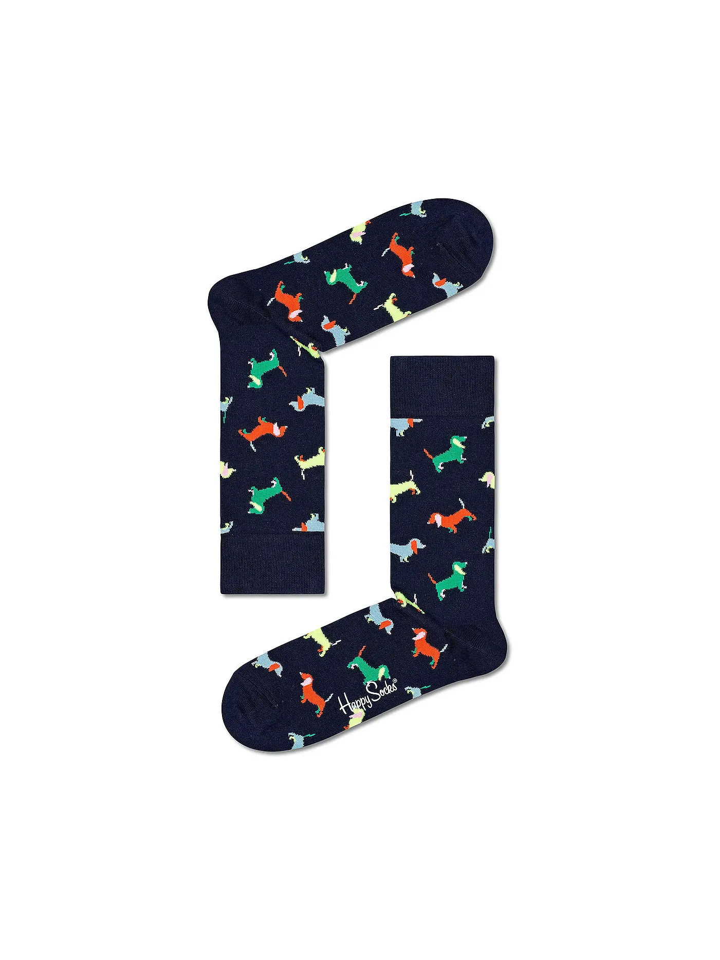 HAPPY SOCKS | Damen Socken 36-40 PUPPY LOVE navy | 
